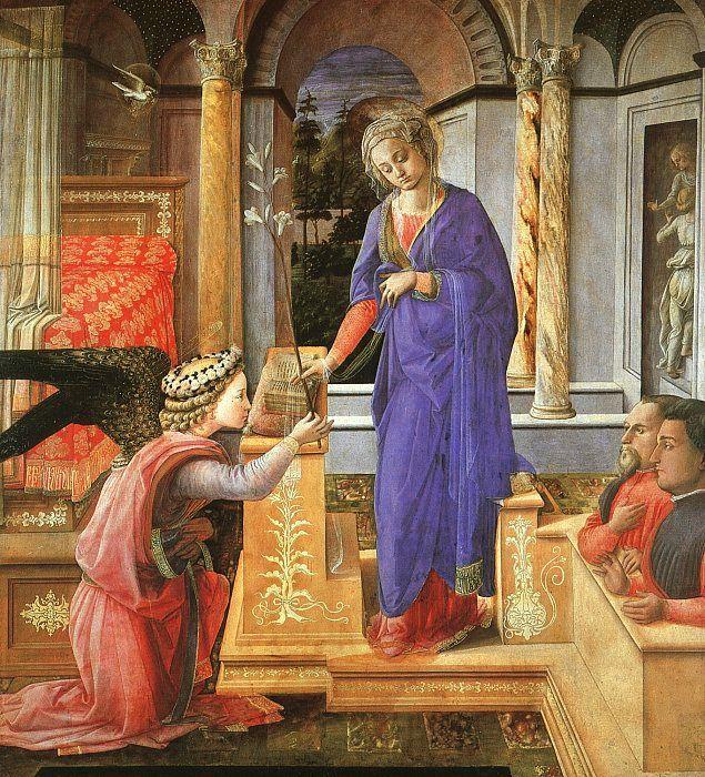 Fra Filippo Lippi Annunciation  aaa Germany oil painting art